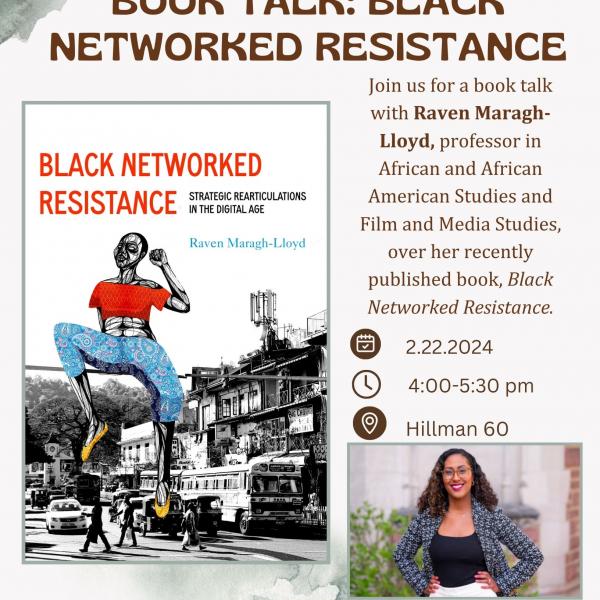 AFAS Speaker Series: "Black Networked Resistance", A Book Talk