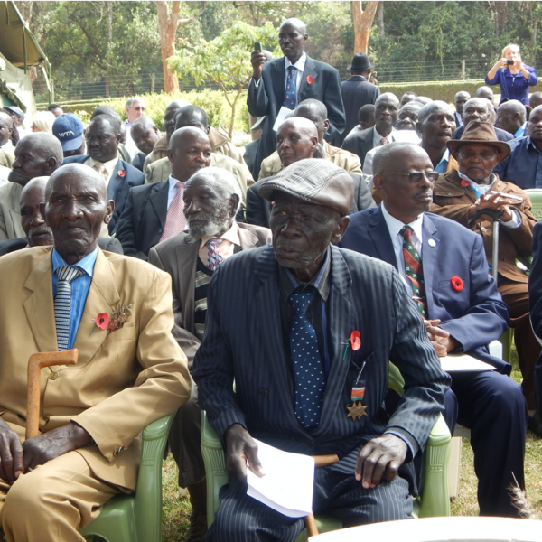 Kenyan Veterans on Remembrance Day, 2018