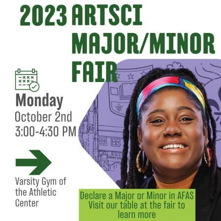 ArtSci Major-Minor Fair 