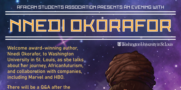 African Student Association Presents: A Featured Talk with Nnedi Okorafor