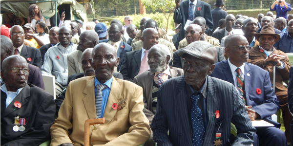 Kenyan Veterans on Remembrance Day, 2018