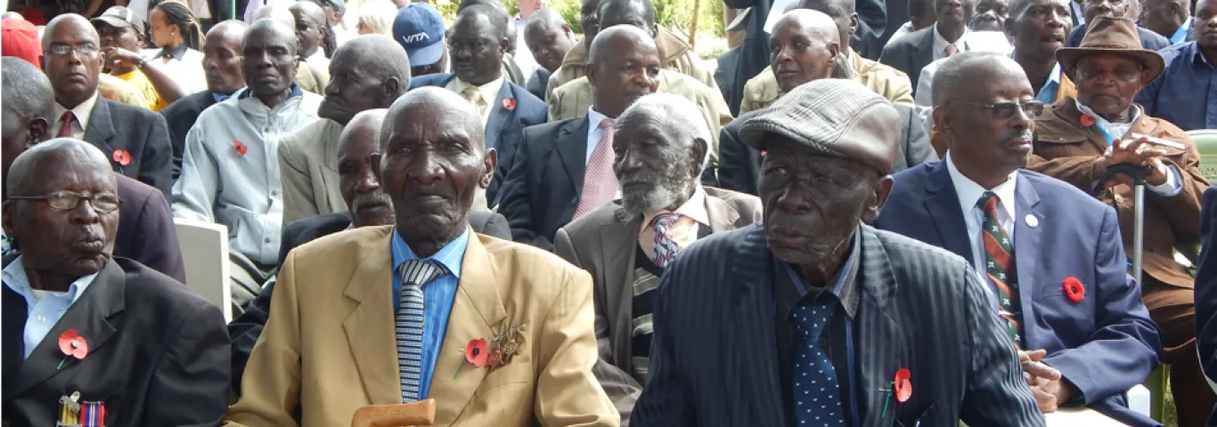 Kenyan Veterans on Remembrance Day, 2018