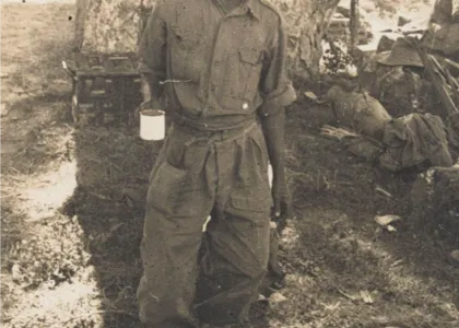 East African Soldier in Assam, 1944