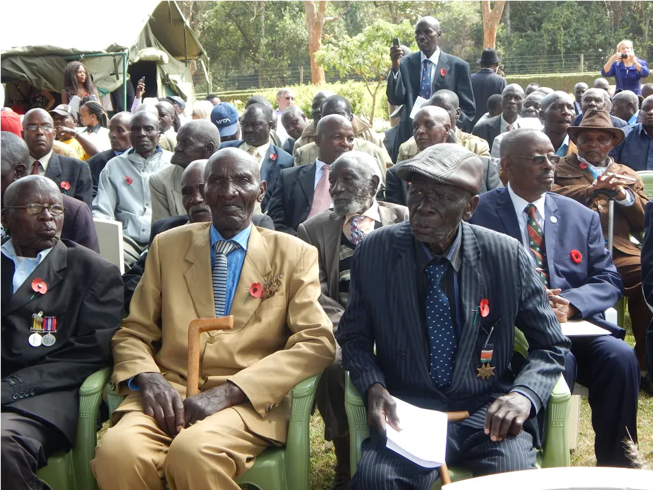 Kenyan Veterans on Remembrance Day, 2018