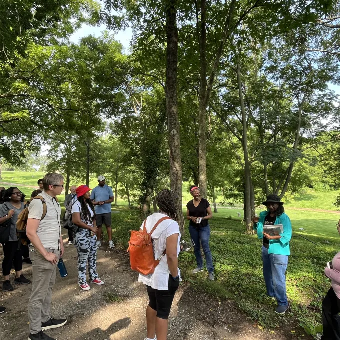 "" Summer Institute Greenwood Cemetery Tour